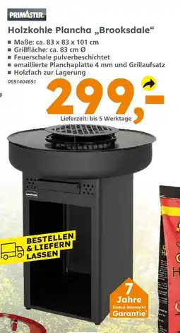 Globus Baumarkt Primaster holzkohle plancha brooksdale Angebot