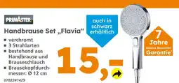 Globus Baumarkt Primaster handbrause set flavia Angebot