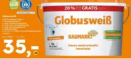 Globus Baumarkt Globus baumarkt globusweiß innenfarbe Angebot