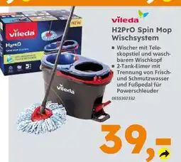 Globus Baumarkt Vileda h2pro spin mop wischsystem Angebot