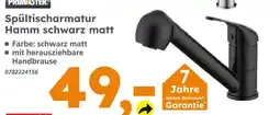 Globus Baumarkt Primaster spültischarmatur hamm schwarz matt Angebot