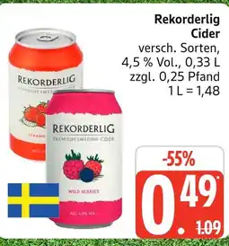 Marktkauf Rekorderlig cider strawberry Angebot