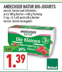 Marktkauf Andechser natur bio-jogurts Angebot
