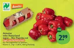 tegut Bio-paprika rot Angebot