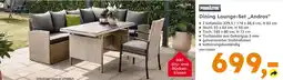 Globus Baumarkt Primaster dining lounge-set andros Angebot