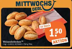 tegut Weizenbrötchen Angebot