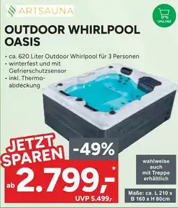 Marktkauf Artsauna outdoor whirlpool oasis Angebot