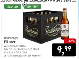 KONSUM Radeberger pilsner Angebot