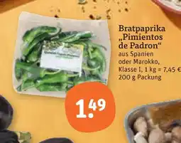 tegut Bratpaprika pimientos de padron Angebot