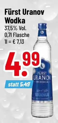 trinkgut Fürst uranov wodka Angebot