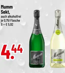trinkgut Mumm sekt Angebot