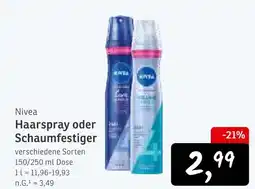 KONSUM Nivea haarspray Angebot