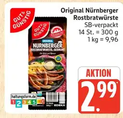 Marktkauf Gut & günstig original nürnberger rostbratwürste Angebot