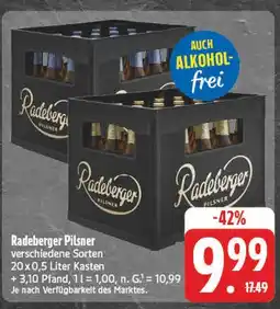 E-Center Radeberger pilsner Angebot