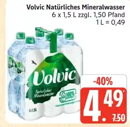 Marktkauf Volvic natürliches mineralwasser Angebot