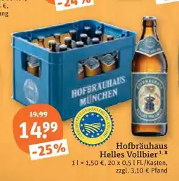 tegut Hofbräuhaus münchen helles vollbier Angebot