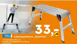 Globus Baumarkt Güde arbeitsplattform gaap760 Angebot