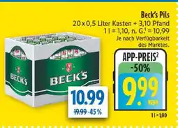 diska Beck's pils Angebot