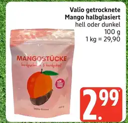 Marktkauf Valio getrocknete mango halbglasiert hell Angebot