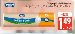 Marktkauf Swirl tragegriff-müllbeutel Angebot