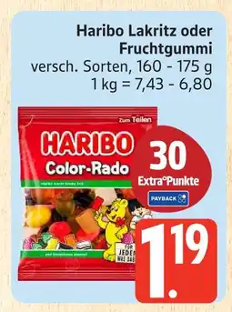 Marktkauf Haribo lakritz Angebot