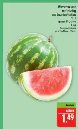 Marktkauf Wassermelone rotfleischig Angebot
