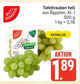 Marktkauf Gut & günstig tafeltrauben hell Angebot