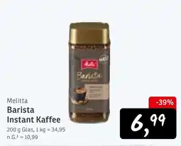 KONSUM Melitta barista instant kaffee Angebot