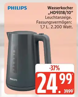 Marktkauf Philips wasserkocher hd9318/10 Angebot