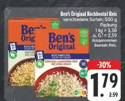 E-Center Ben's original kochbeutel reis original-langkorn Angebot