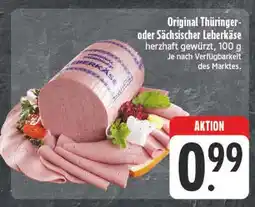 E-Center Original thüringer leberkäse Angebot
