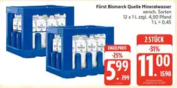 Marktkauf Fürst bismarck quelle mineralwasser Angebot