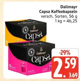 Marktkauf Dallmayr capsa kaffeekapseln Angebot