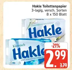 Marktkauf Hakle klassisch toilettenpapier Angebot