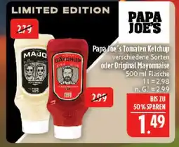 Marktkauf Papa joe's tomaten ketchup Angebot