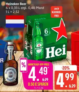 Marktkauf Heineken beer Angebot