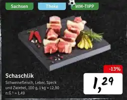 KONSUM Schaschlik Angebot