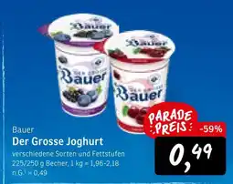 KONSUM Bauer der grosse joghurt Angebot
