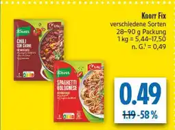 diska Knorr chili con carne Angebot