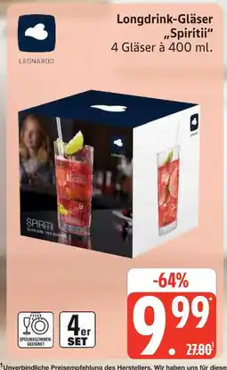 Marktkauf Leonardo longdrink-gläser 'spiriti' Angebot