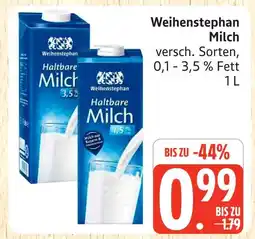 Marktkauf Weihenstephan haltbare milch 1,5 % fett Angebot