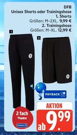 Marktkauf Dfb unisex shorts Angebot
