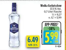 diska Wodka gorbatschow wodka gorbatschow Angebot