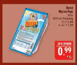 Marktkauf Bussy mix ice pops Angebot
