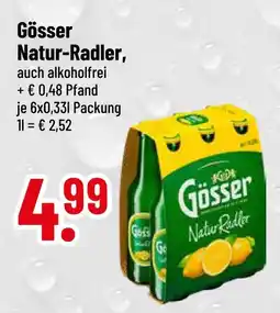 trinkgut Gösser natur-radler Angebot