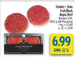 diska Schulte + sohn irish black angus beef burger xxl Angebot