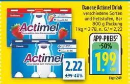 diska Danone actimel erdbeere Angebot