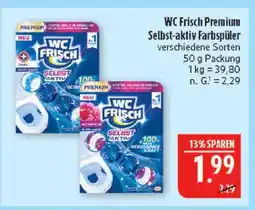 Marktkauf Wc frisch premium selbst-aktiv farbspüler crystal blue Angebot