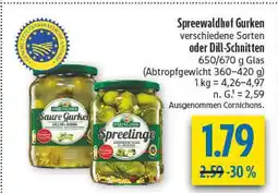 diska Spreewaldhof saure gurken Angebot