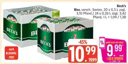 Marktkauf Beck's beck's green lemon Angebot